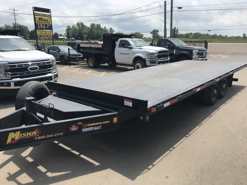 Cargo, Utility Trailers  2025 Miska 7 Ton Hydraulic Tilt Flatbed Photo